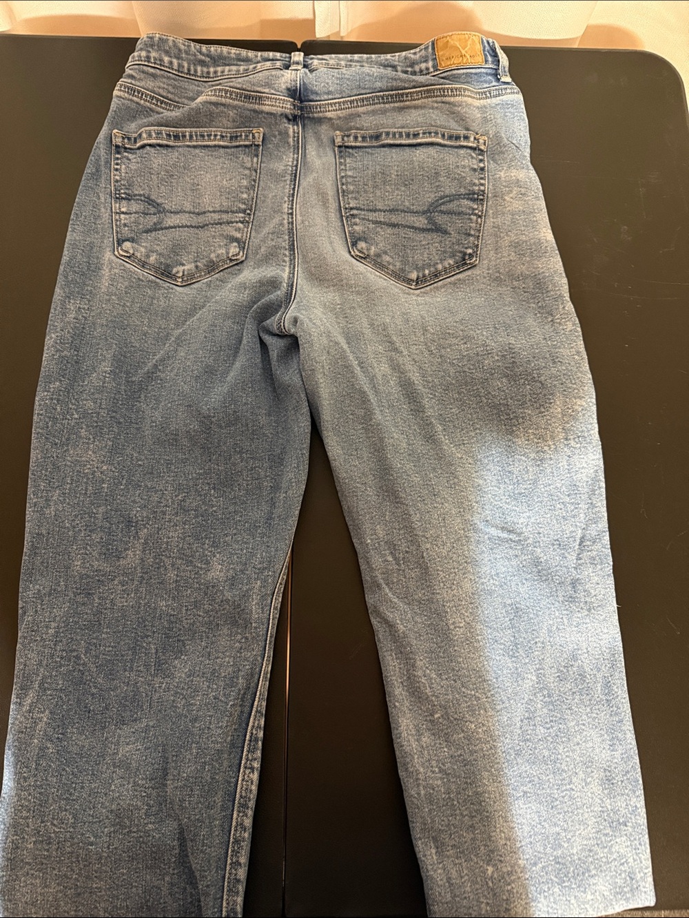 Distressed Light Blue women’s Ripped Jeans - Picture 2 of 4